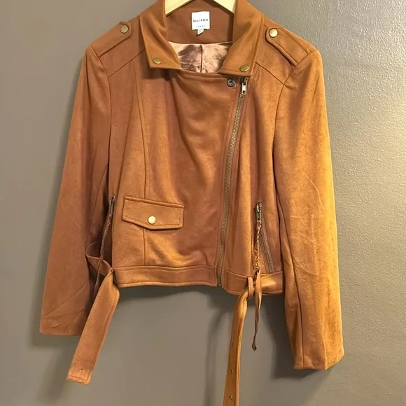 Ellison L Faux Suede Jacket - Picture 2 of 15
